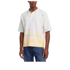 KROST Mens Large Horizon Knit Polo Short Sleeve Shirt Cotton New